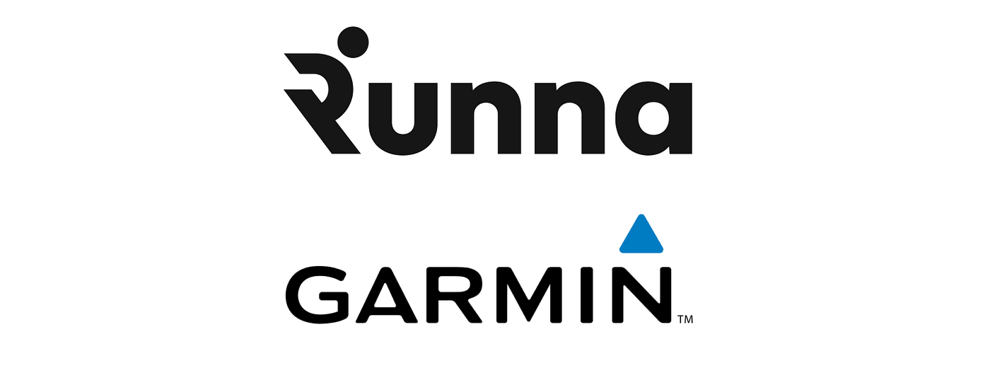 Runna 与 Garmin 的标志