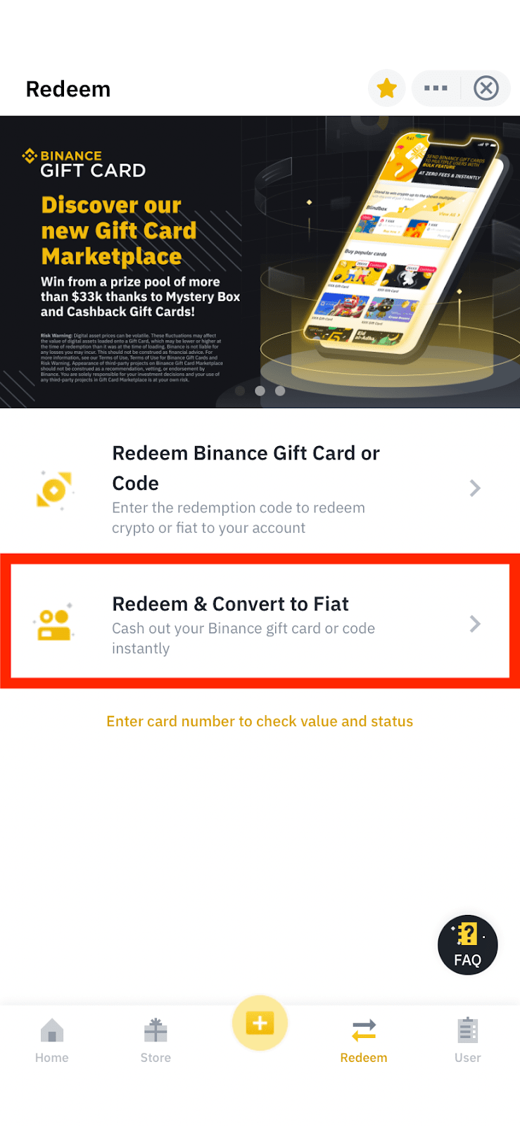HOW TO REDEEM AND CONVERT BINANCE GIFT CARD TO FIAT CURRENCY | by  Fuadibrahim | Medium