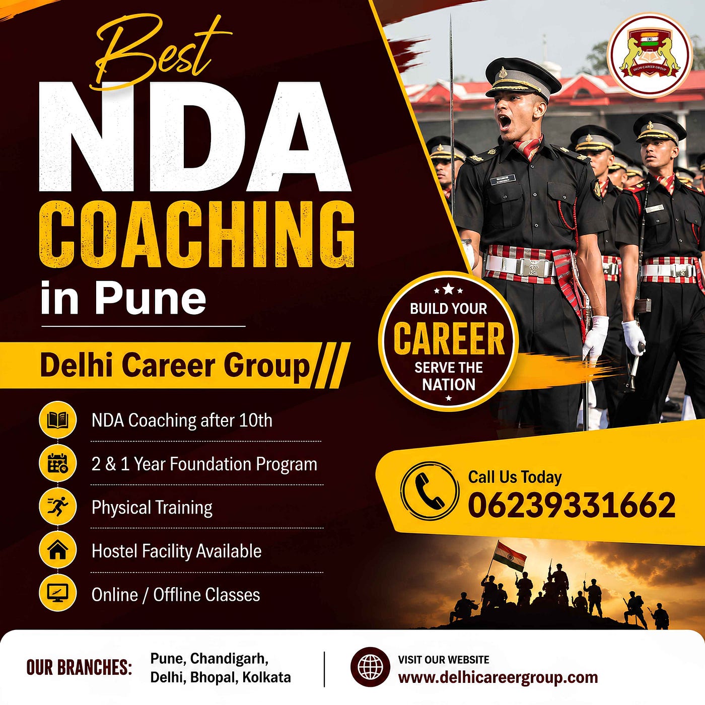 Best NDA Foundation Course After 10th in Pune | Expert Coaching for Defence Aspirants