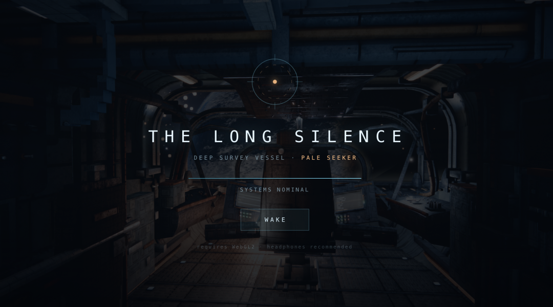 The Long Silence 太空探索游戏画面