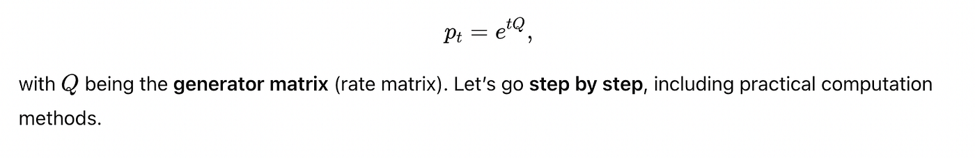 Computing Heat kernel of a Continuous-time Markov chain