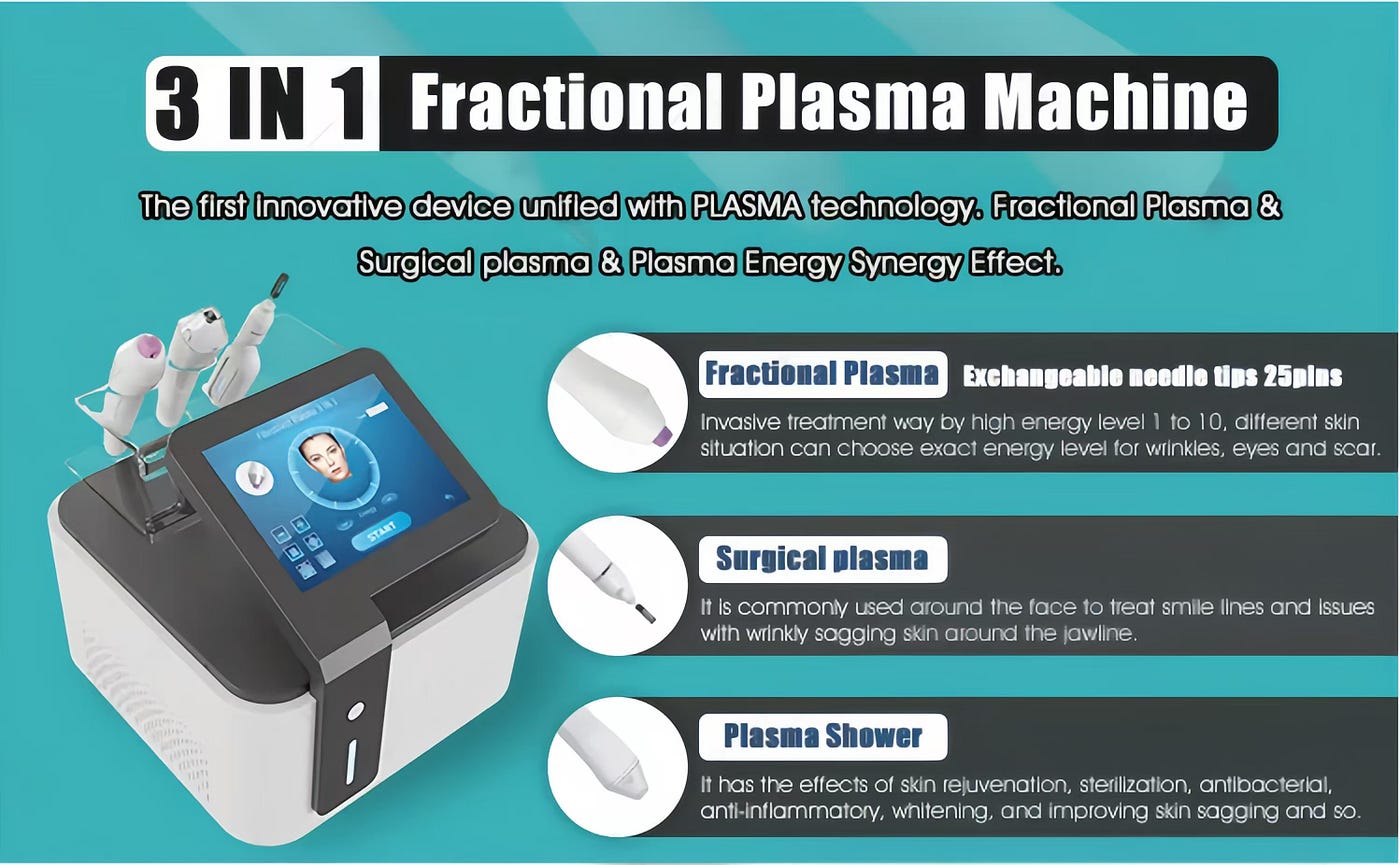 Skin Care — Fractional Plasma 3 In 1 Beauty Machine