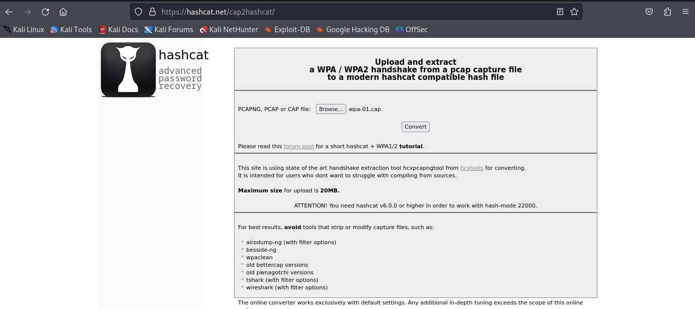 How to Hack WiFi Passwords using Hashcat | by Frost | InfoSec Write-ups