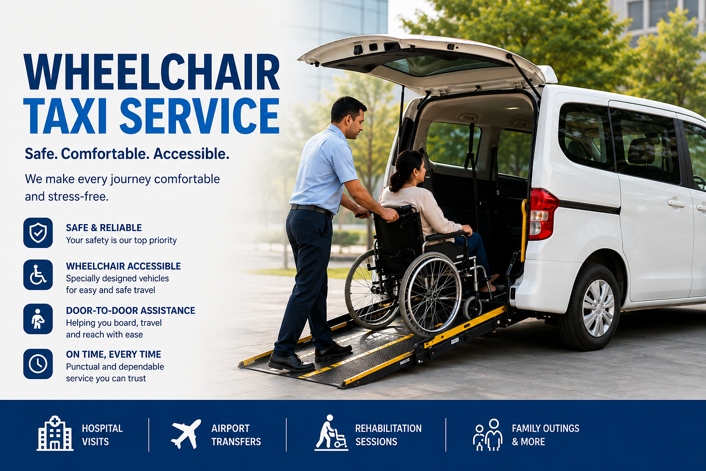 Wheelchair Taxi Services: Safe, Comfortable & Accessible Transportation