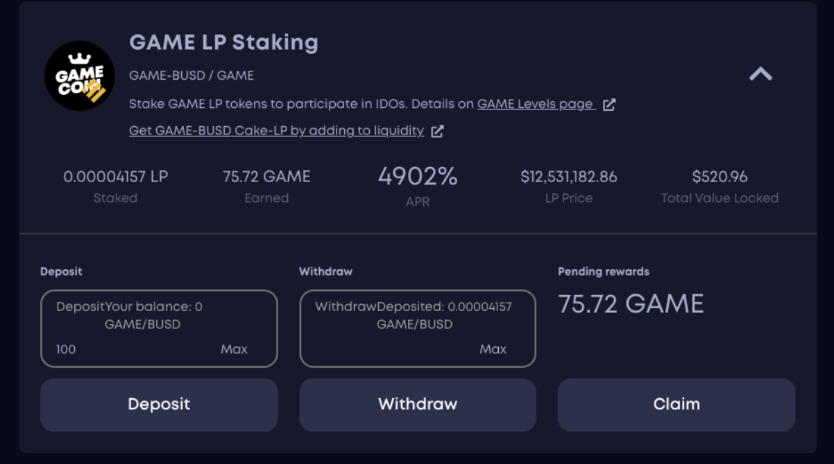 How to stake $GAME on Gamestarter | by Gamestarter | Medium