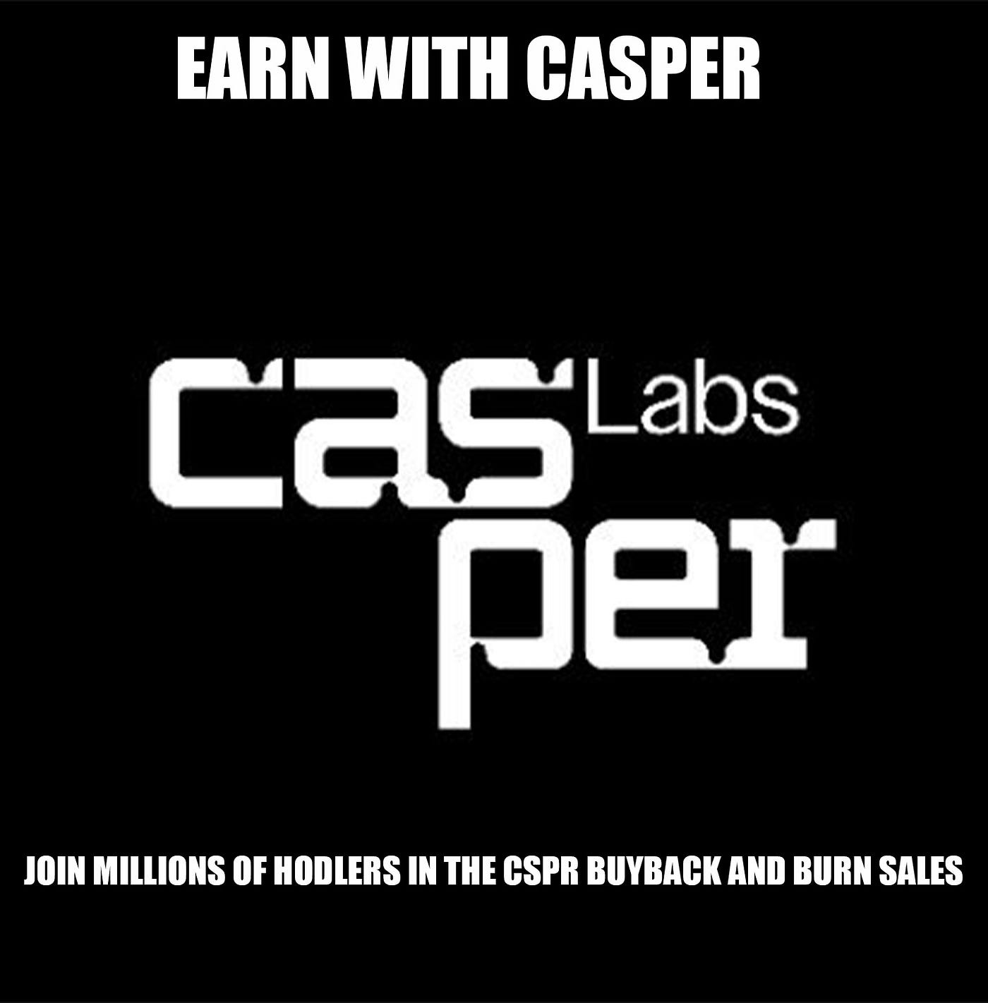 CASPER BUYBACK AND BURN SALES PROGRAM | by CASPER BLOCKCHAIN | Medium