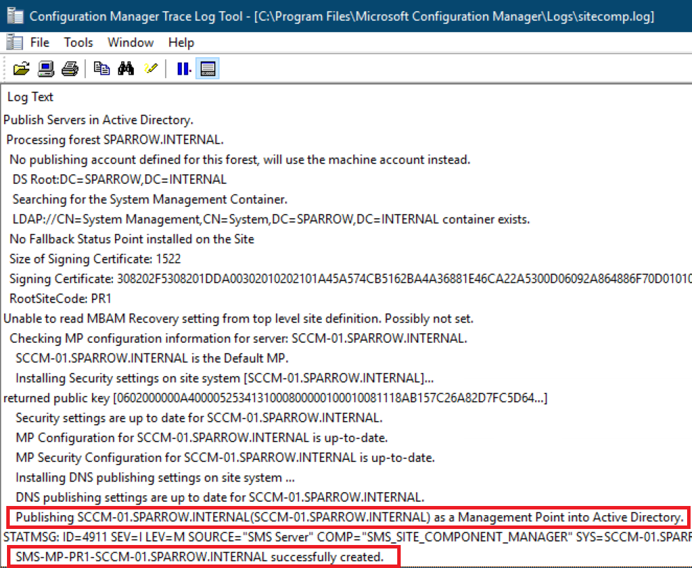 Manually trigger (re)publishing of SCCM site information to AD | by Asher  Jebbink | Medium