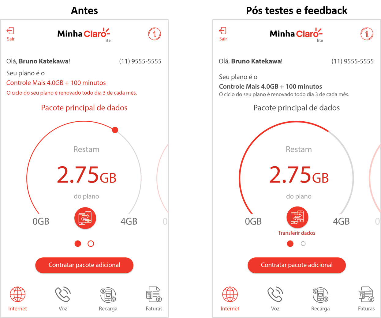 Minha Claro Lite — Testes e feedbacks | by Bruno Katekawa | Medium