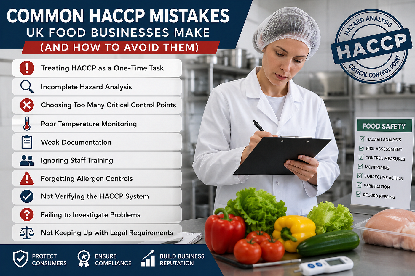 Common HACCP Mistakes UK Food Businesses Make (And How to Avoid Them)