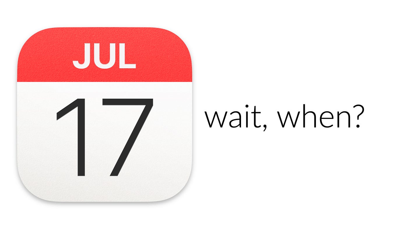 Calendar: What am I missing? Why isn't this (fix) obvious? | by Lessig |  jammernd | Medium