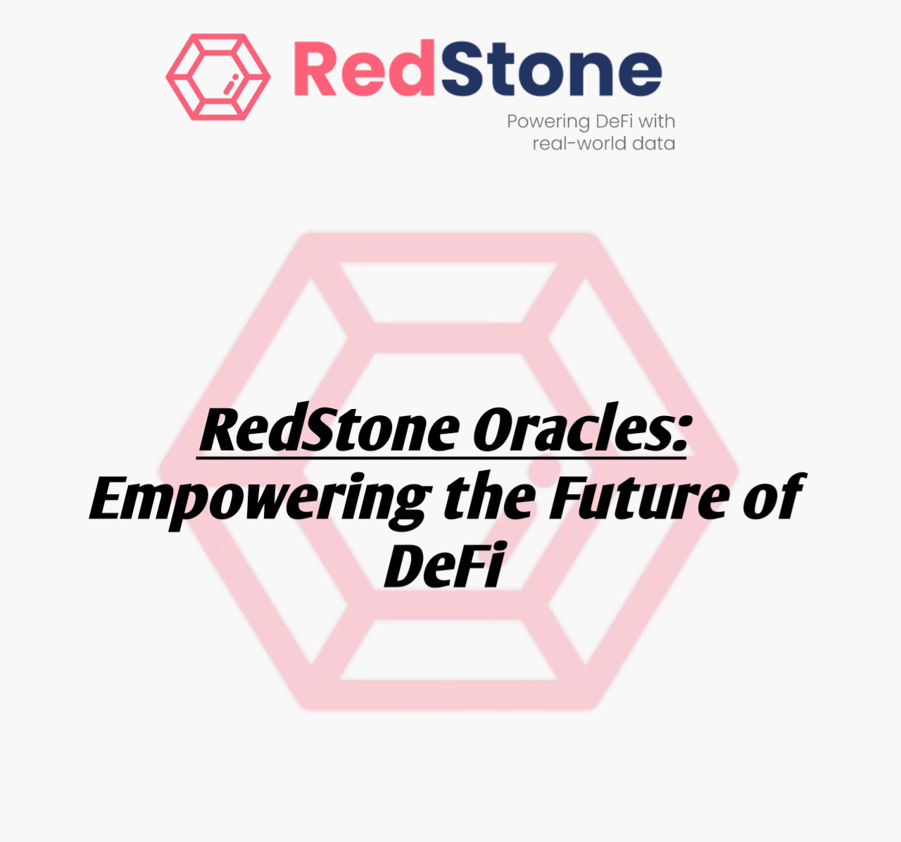 RedStone Oracles: Empowering the Future of DeFi | by Written By Sara |  Medium