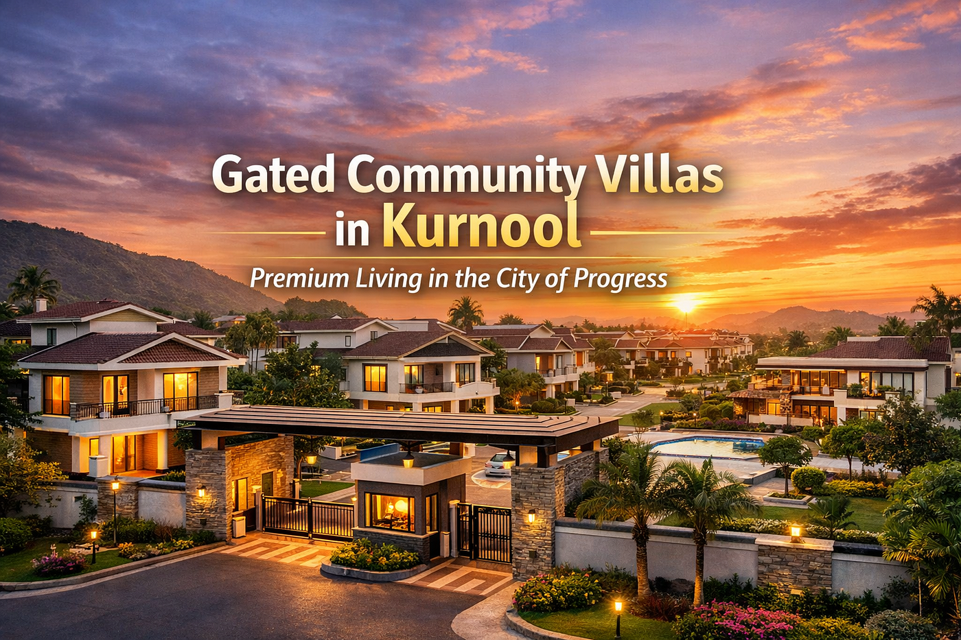 Gated Community Villas in Kurnool: The Future of Premium Living