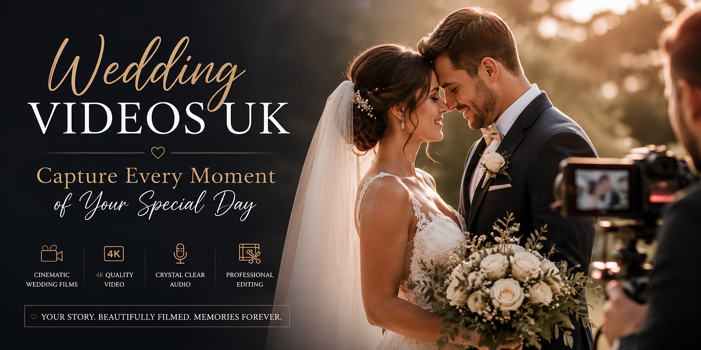 Wedding Videographer UK | Cinematic Wedding Videography That Captures Every Emotion