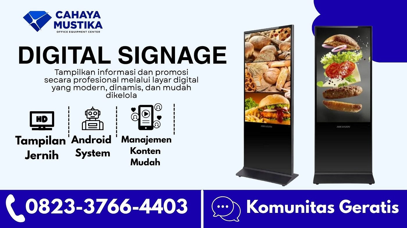 Jual Digital Signage Lg SurakartaWA 0823–3766–4403, Jual Digital Signage Lg Surakarta