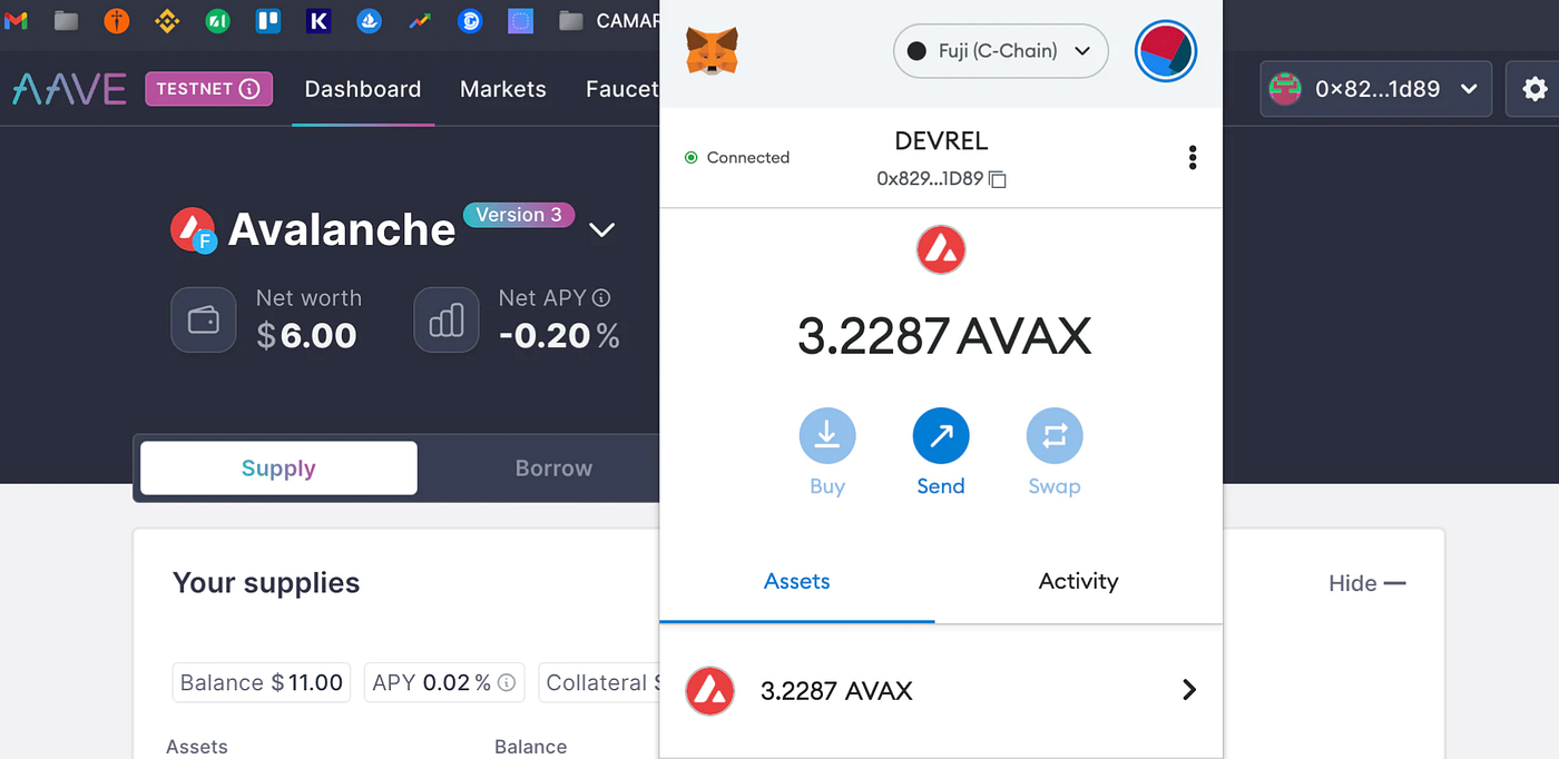 Interact with Aave v3 protocol using web3js | by Fabri | Medium