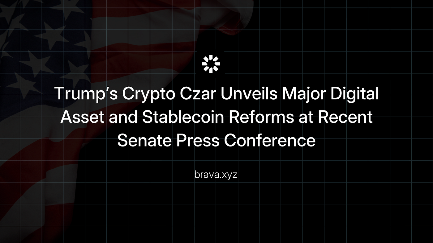 Trump’s Crypto Czar Unveils Major Digital Asset and Stablecoin Reforms at Recent Senate Press…