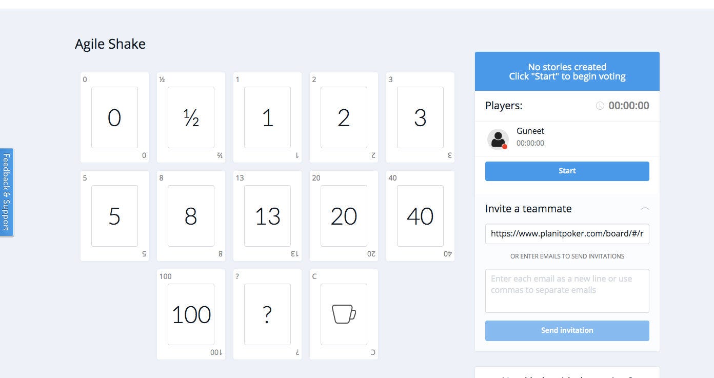 PlanITpoker: Online Scrum planning poker for Agile project teams