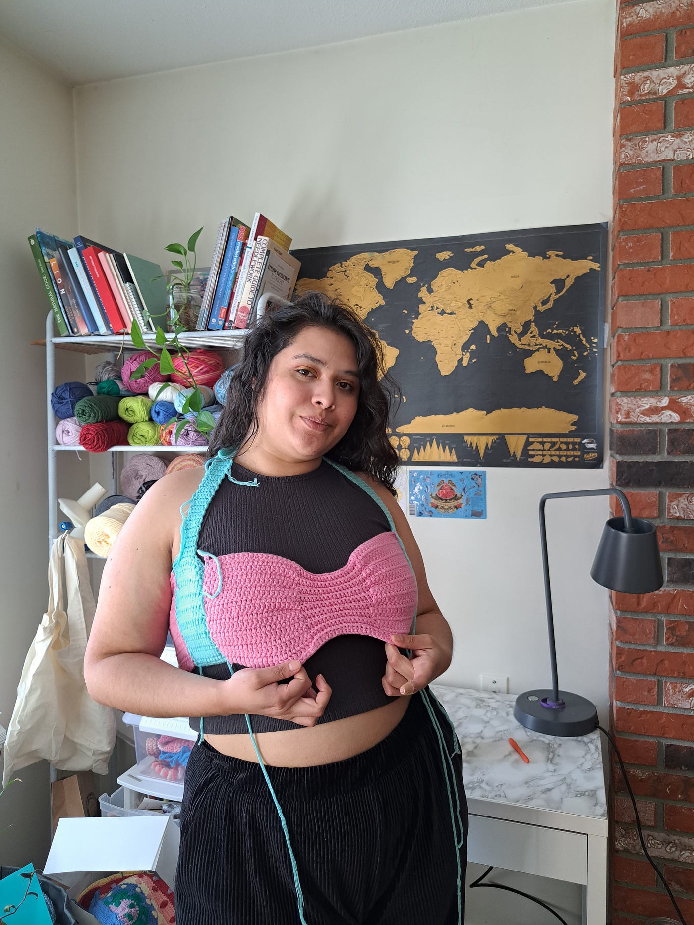 Crochet T Back Bralette – Girl Intuitive