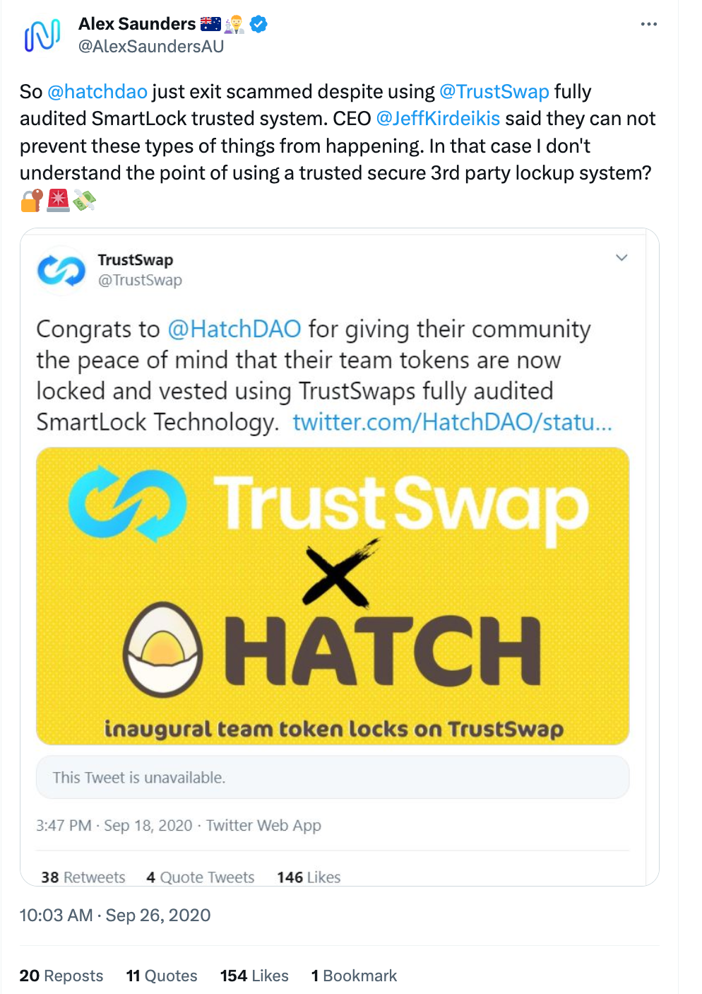 Hiding in Plain Sight: The HatchDao Finance and fake phishing Scammer | by  Doxed Capital | Medium
