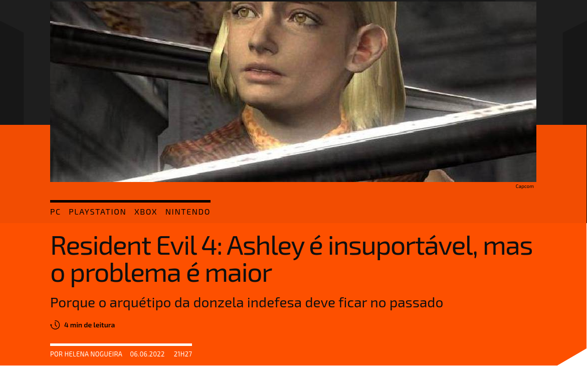 Resident Evil 4: Ashley é insuportável, mas o problema é maior