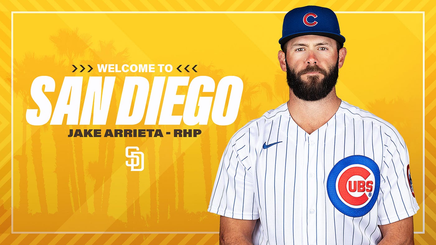 Padres Sign Jake Arrieta to Minor League Contract