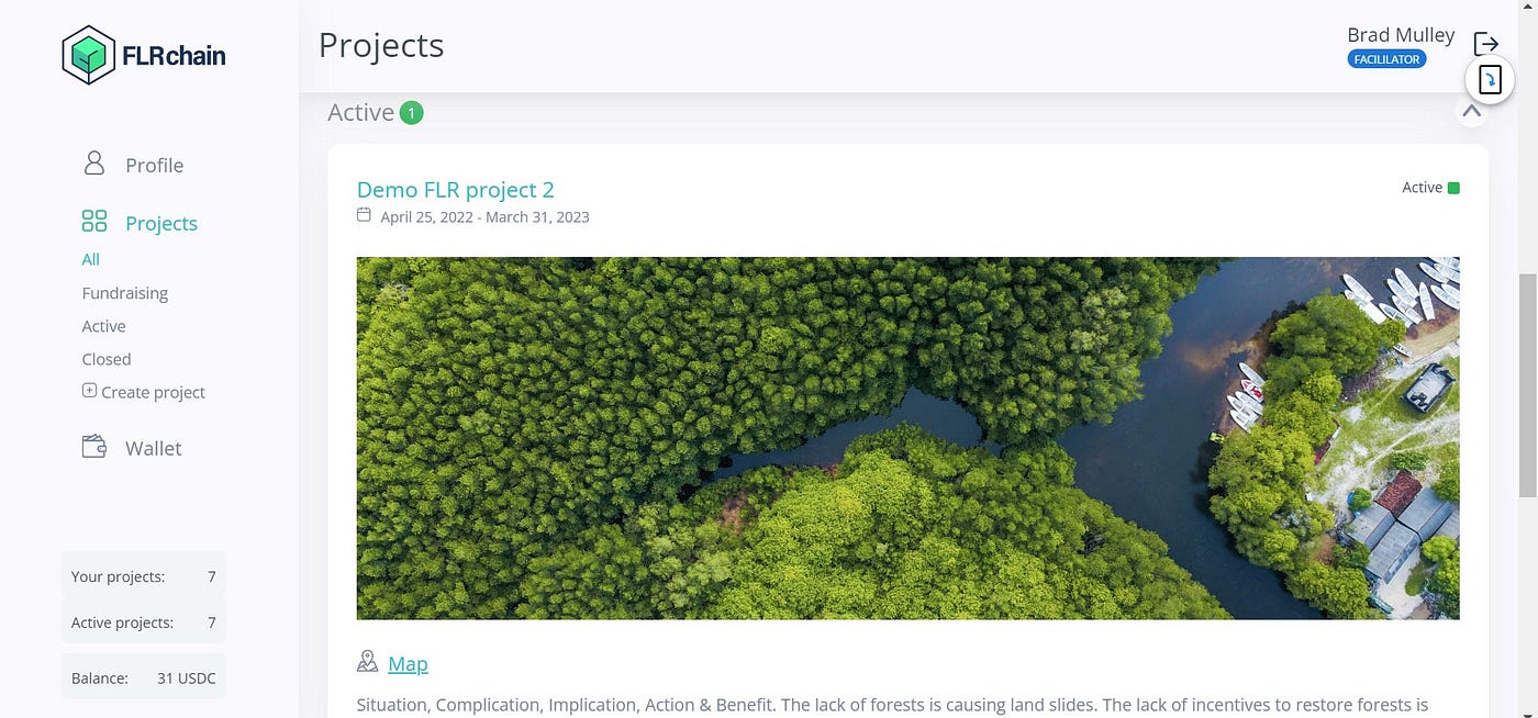 Milestone payments, blockchain & forest restoration: lessons learned so far  | by Brad Mulley | Gaiachain Lab | Medium