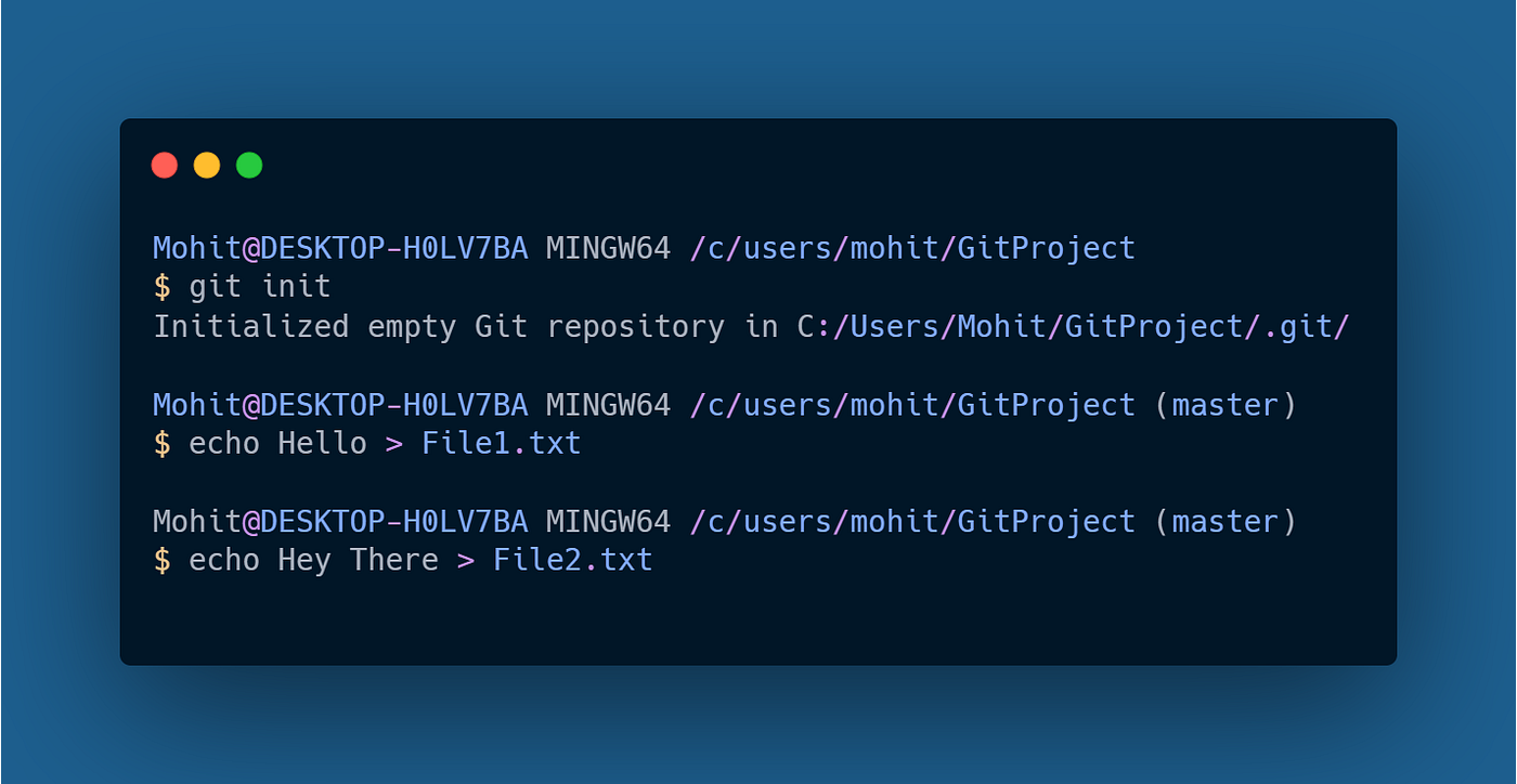 Mastering The Git Command Line. Use The Git Version Control System Like… |  by Mohit | JavaScript in Plain English