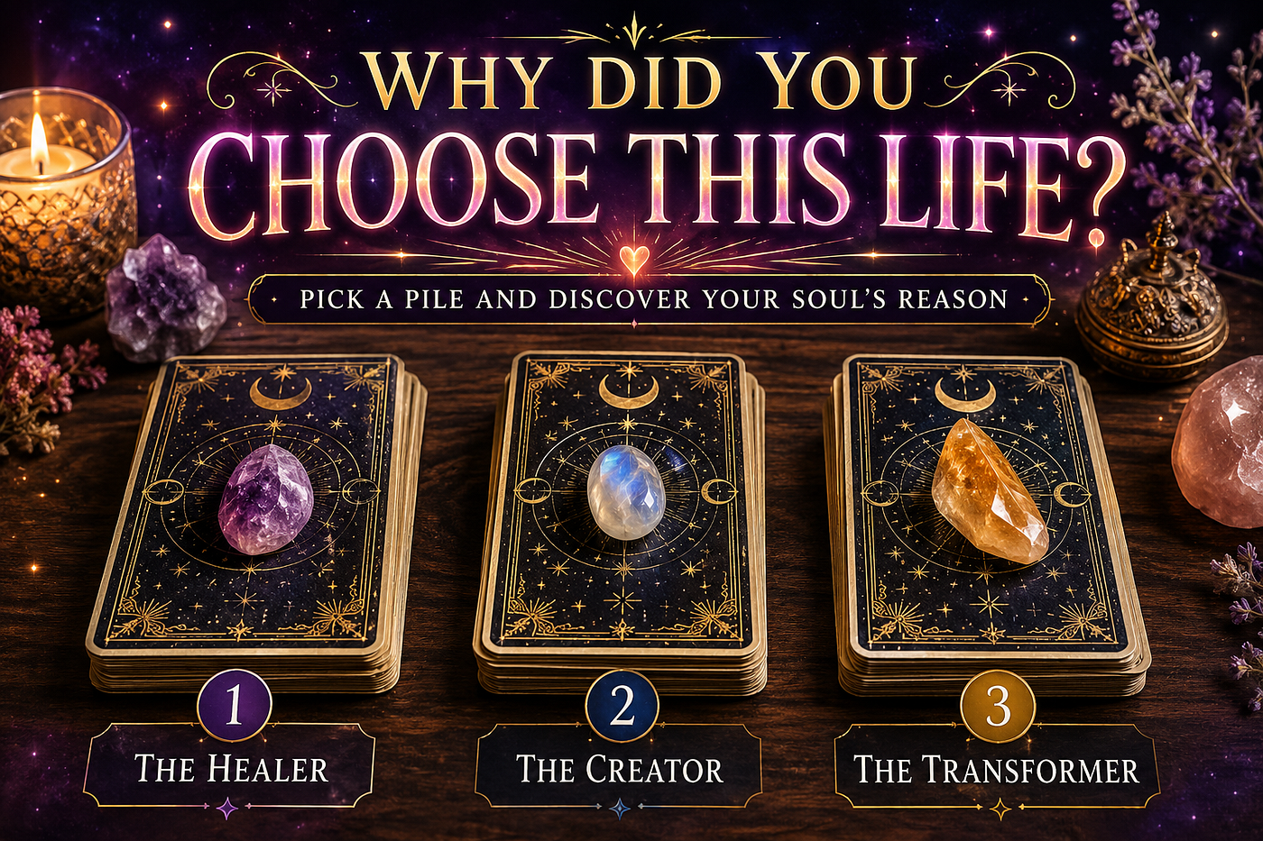 Why did you choose this Life? — Pick a Card Reading.
