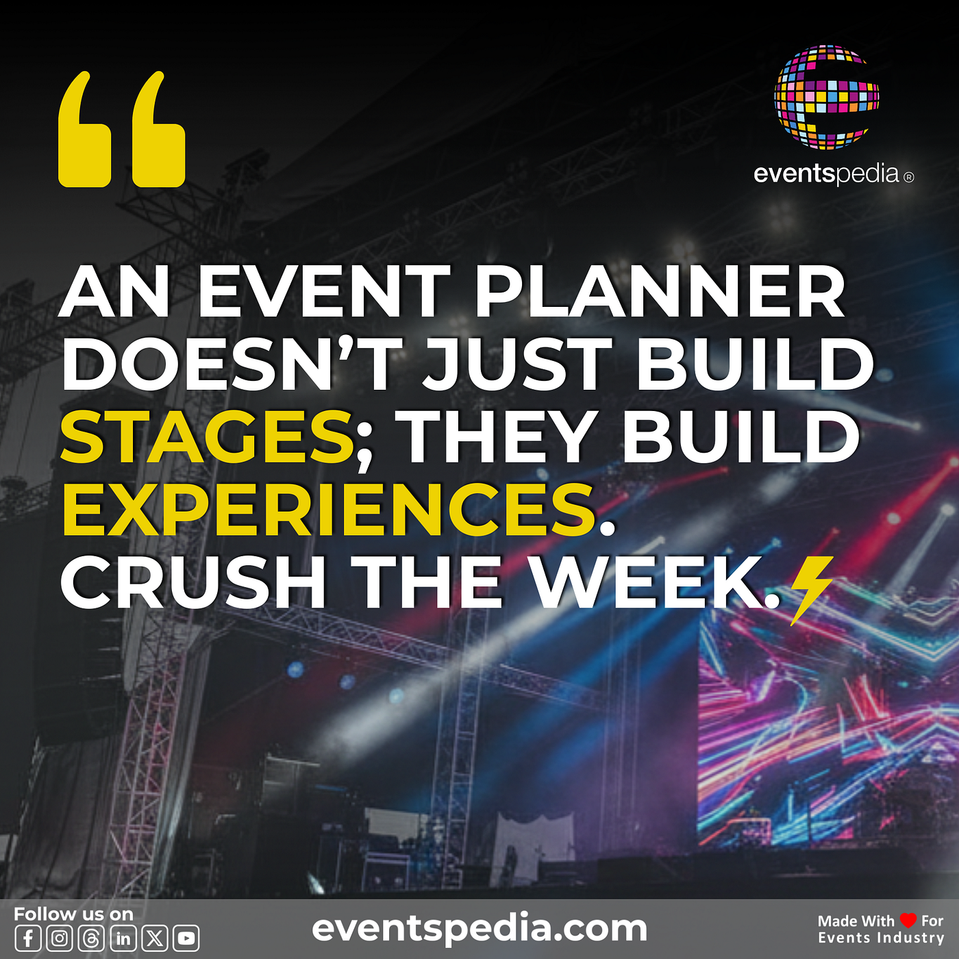 🚫 Stop scrolling if you build live experiences for a living.