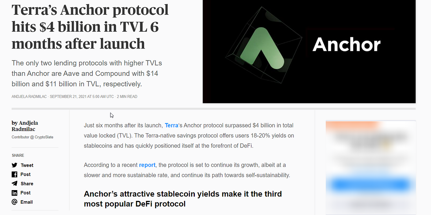 Staking bETH in Anchor protocol. Every Anchor/Luna fan got excited about… |  by TheRedKnight | Coinmonks | Medium