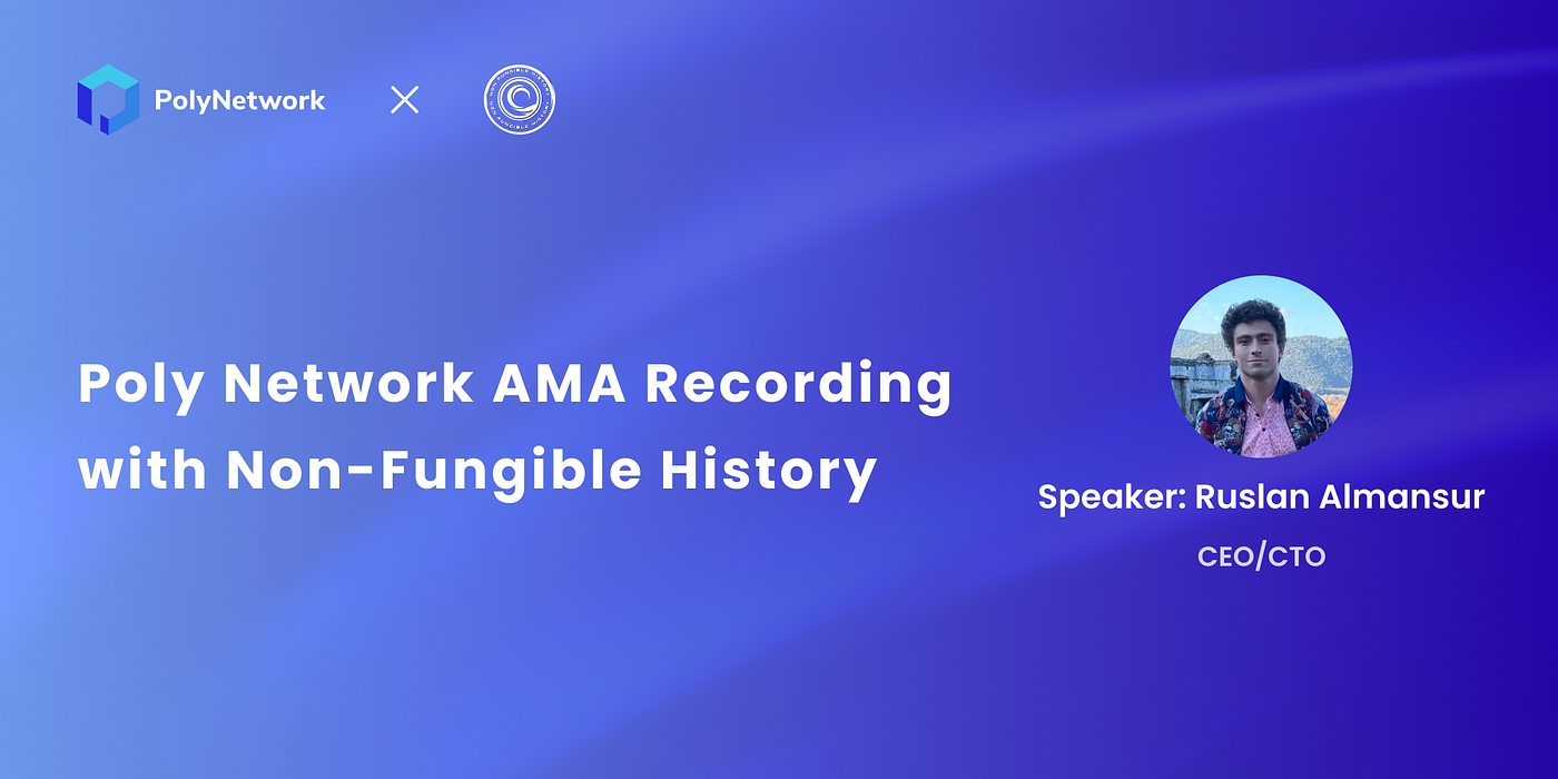 Poly Network AMA Recap with NFH. The blockchain-based platform… | by Poly  Network | Poly Network | Medium