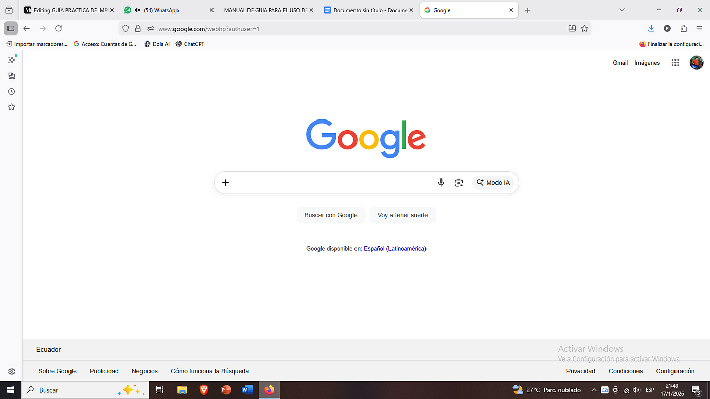GUÍA PRACTICA DE IMPLEMENTACIÓN DE UN AULA VIRTUAL EN LA PLATAFORMA GOOGLE CLASSROOM.