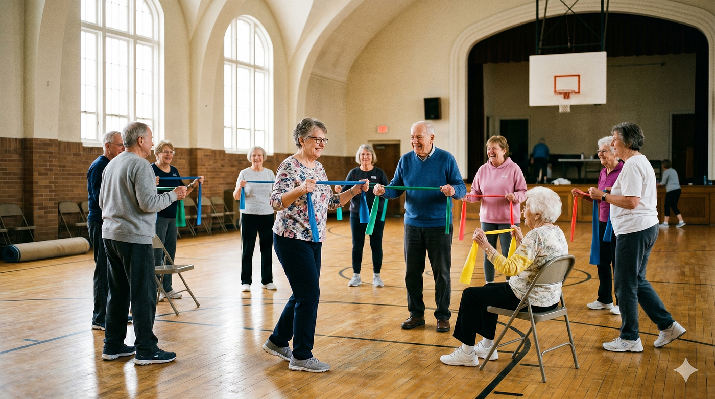 A Free Senior Exercise Class That Has Run for Seventeen Years