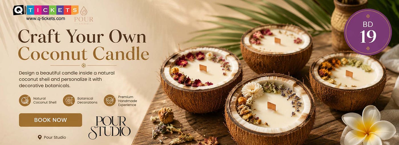 Coconut Candle by Pour Studio