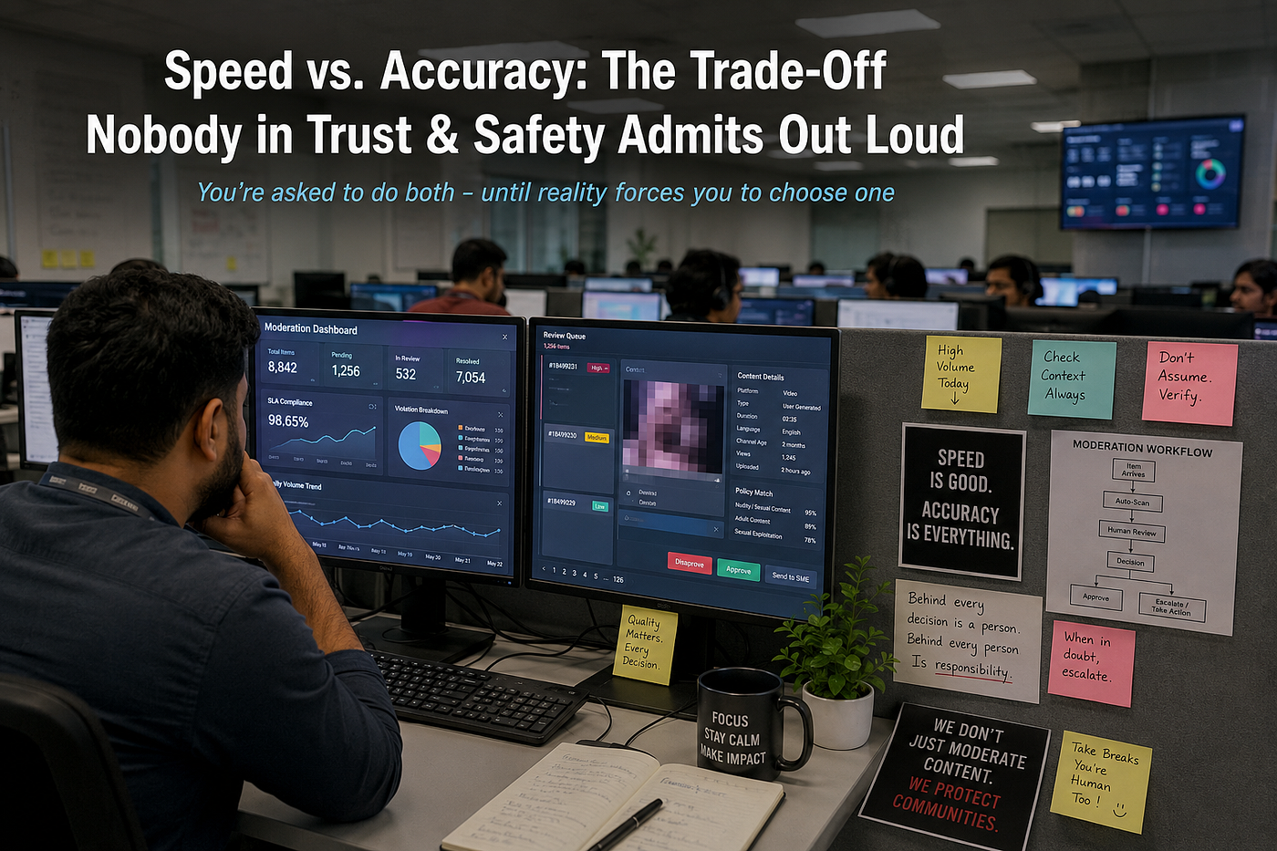 Speed vs. Accuracy: The Trade-Off Nobody in Trust & Safety Admits Out Loud