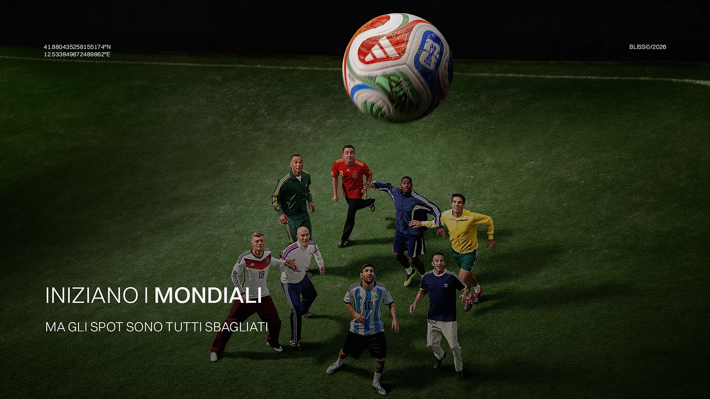 Iniziano i mondiali, ma gli spot sono tutti sbagliati