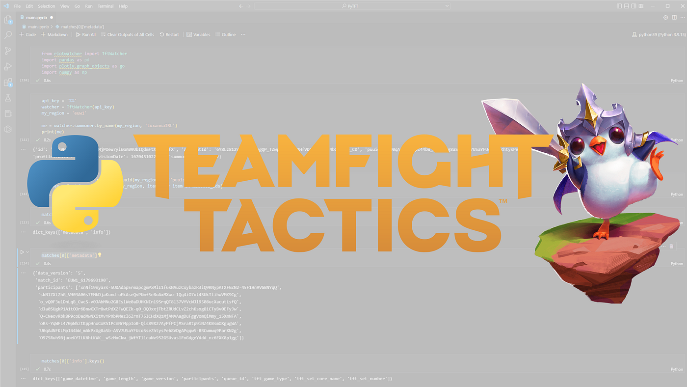 Get Teamfight Tactics (TFT) data with Python and Riot Games API, by Marco  Sanguineti