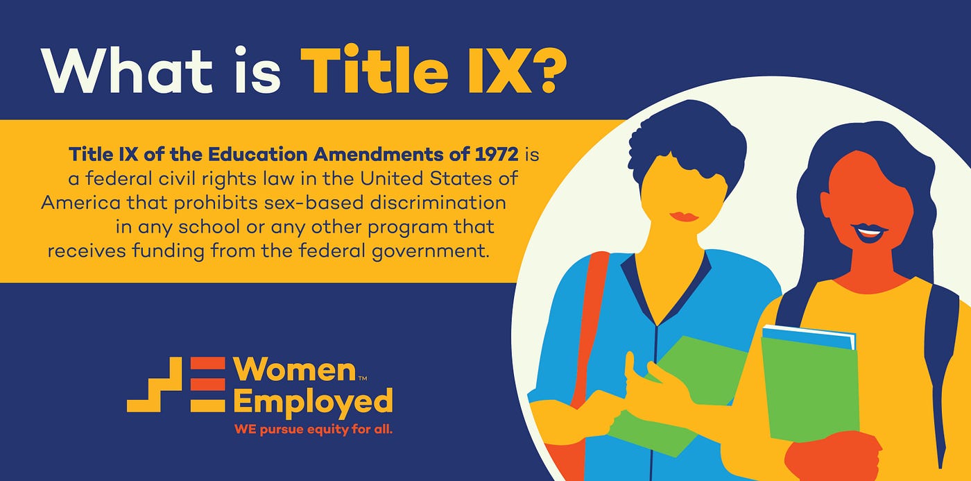 50 Years of Title IX. Title IX was passed 50 years ago this…