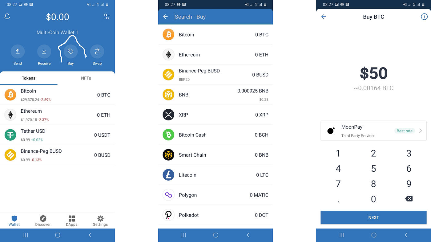 How to Buy Bitcoin in Nigeria on Trustwallet with Card | by Remicash |  Medium