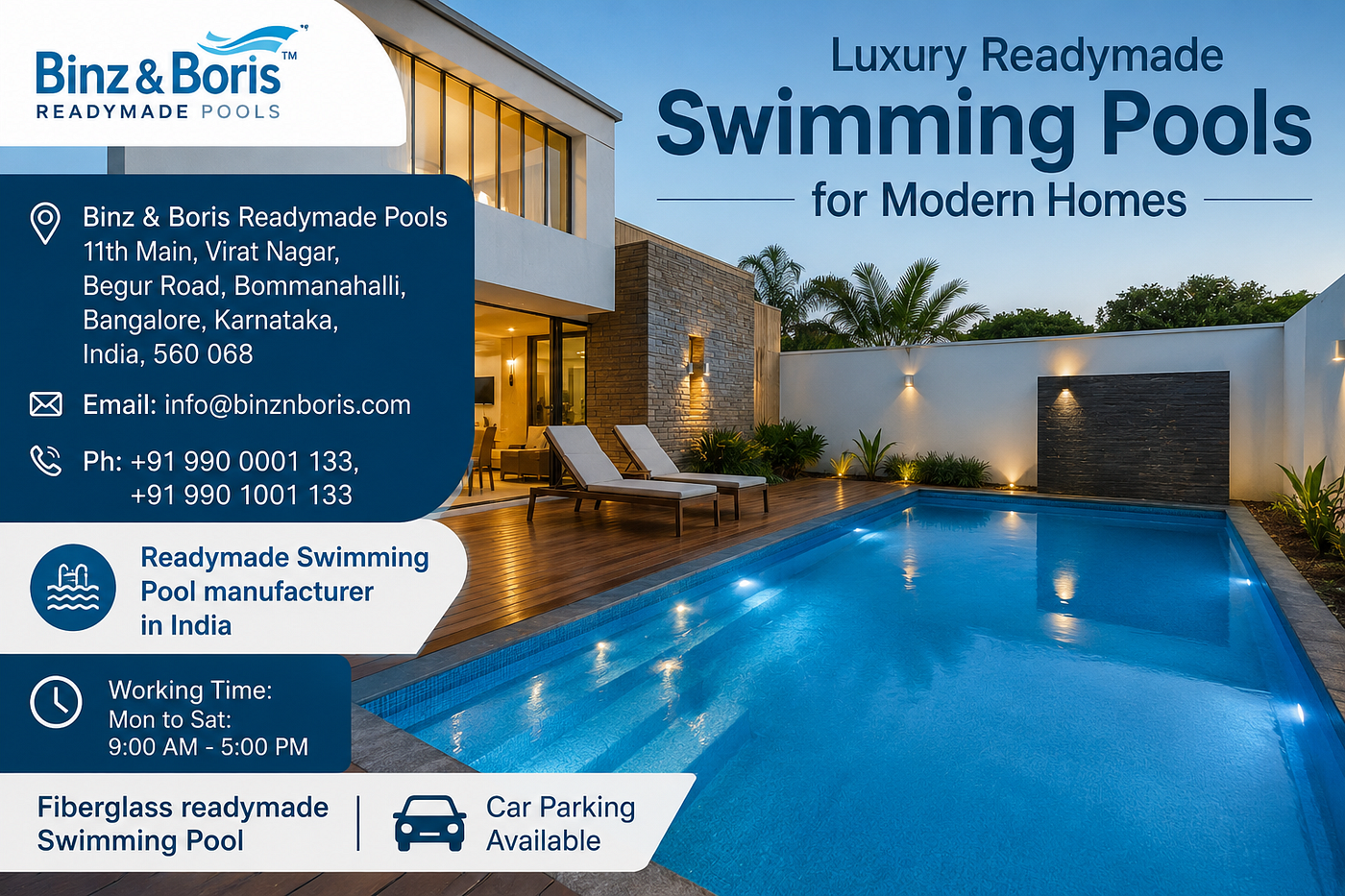 Swimming Pool Builders in Bangalore for Residential Projects