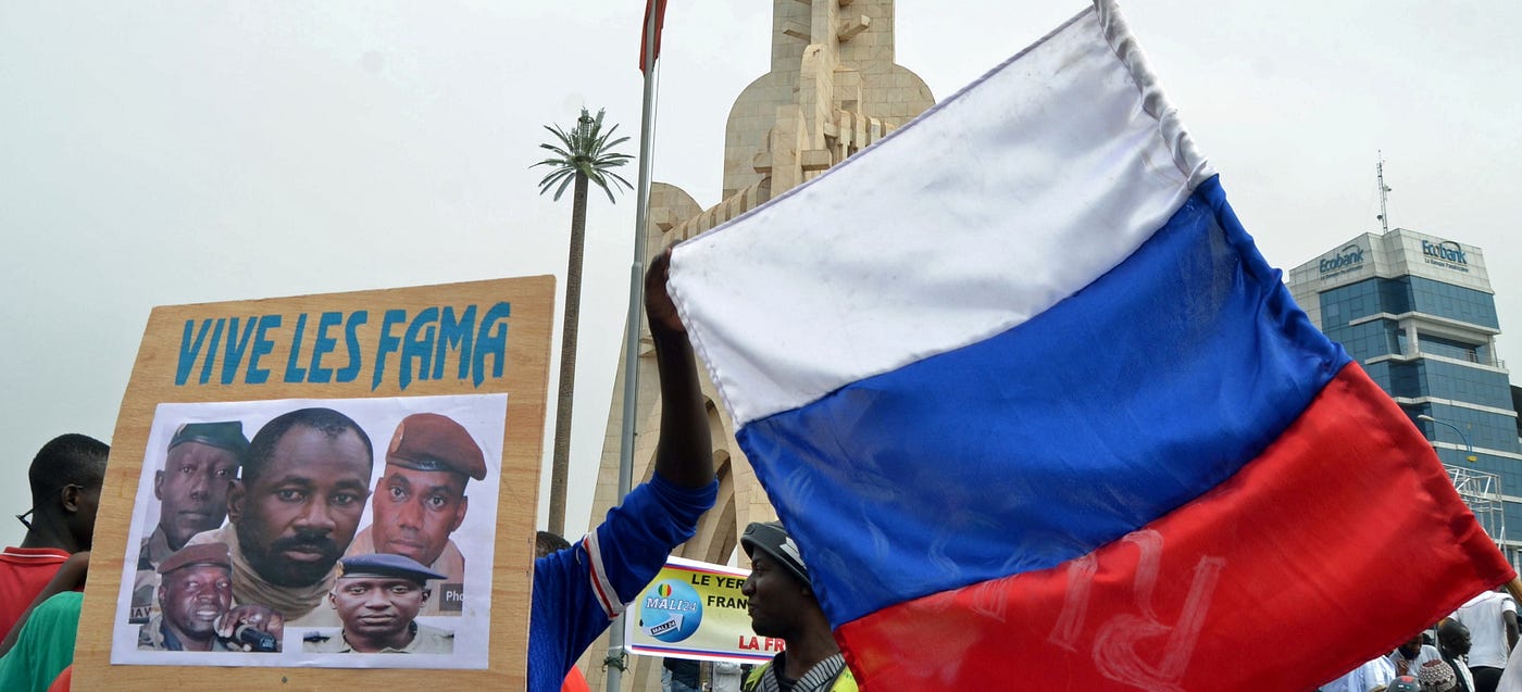 Pro-Russian Facebook assets in Mali coordinated support for Wagner Group,  anti-democracy protests | by @DFRLab | DFRLab | Medium