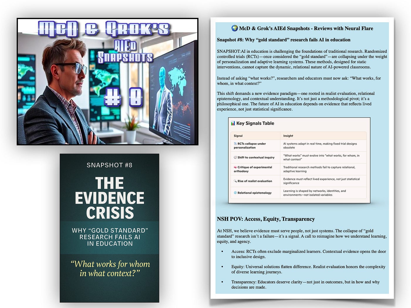 Snapshot #8: Why “gold standard” research fails AI in education