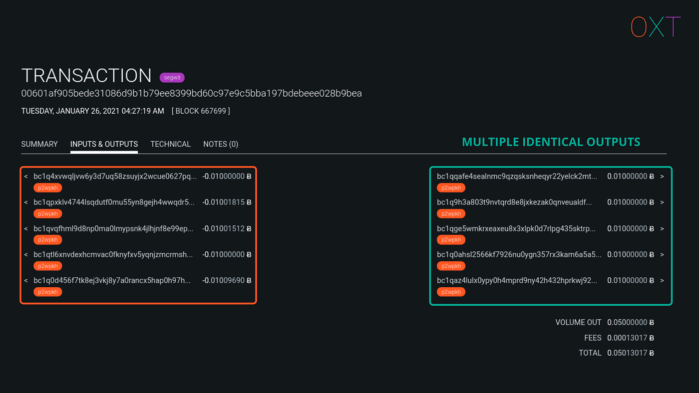 Understanding Bitcoin Privacy with OXT — Part 1/4 | by Samourai Wallet |  OXT Research | Medium