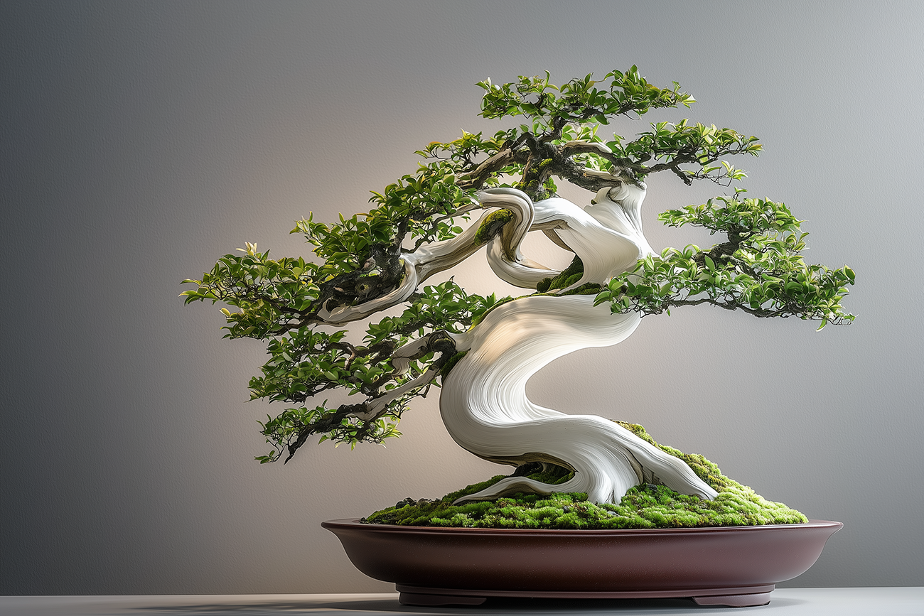 Bonsai Meets Bytes: Midjourney AI v6.1 Takes on Ancient Art | by EJack Yao  | Kinomoto AI | Medium