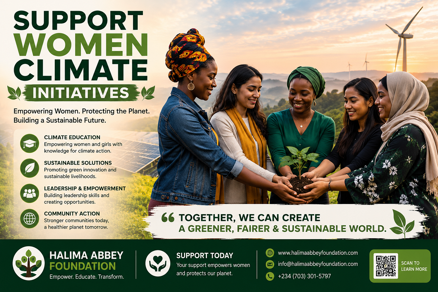Support Women Climate: Empowering Women to Lead Climate Action for a Sustainable Future