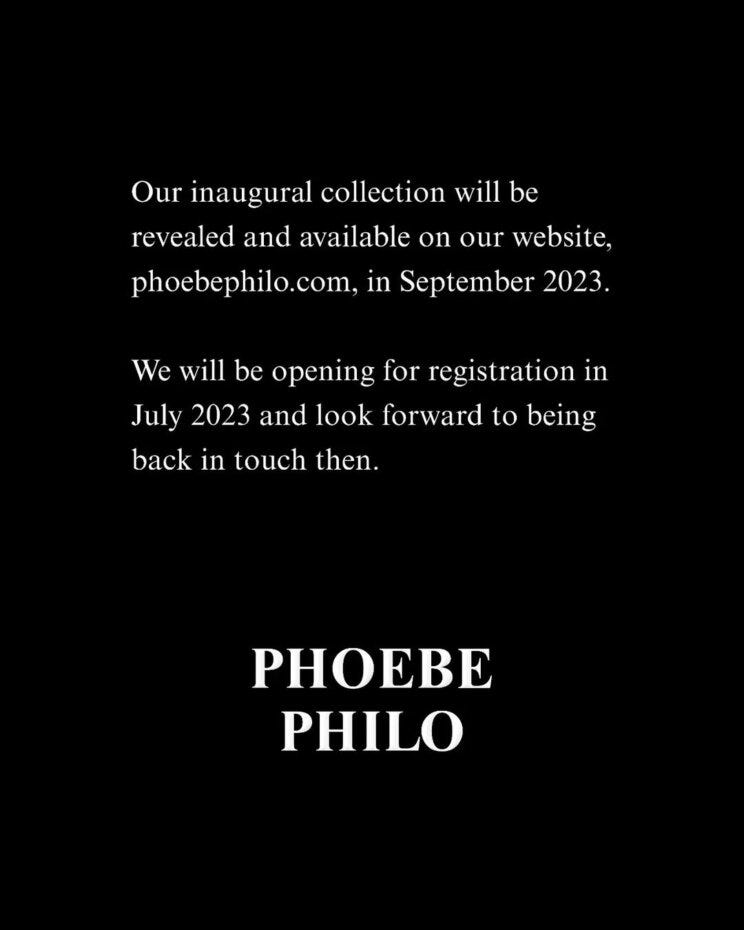Phoebe Philo Studio is the news we've been waiting for