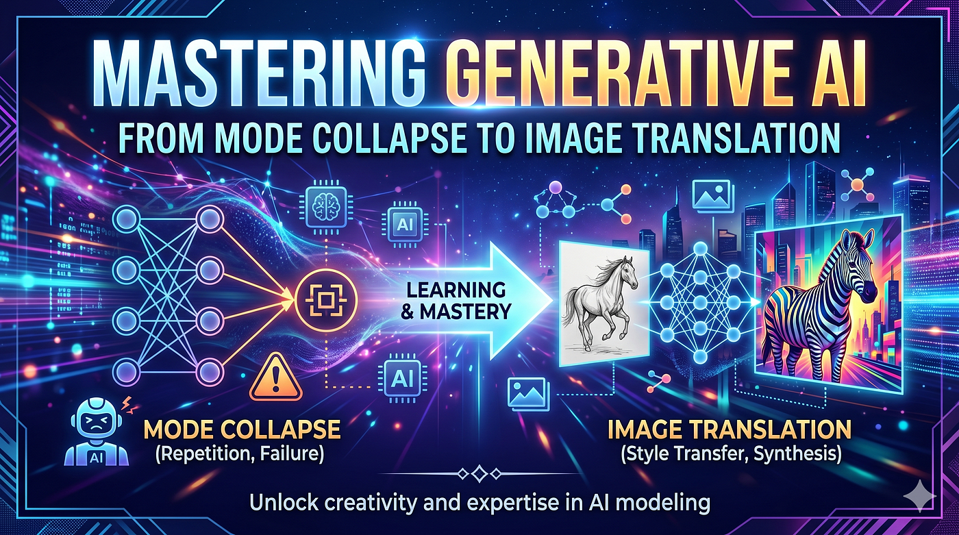 Mastering Generative AI: From Mode Collapse to Image Translation