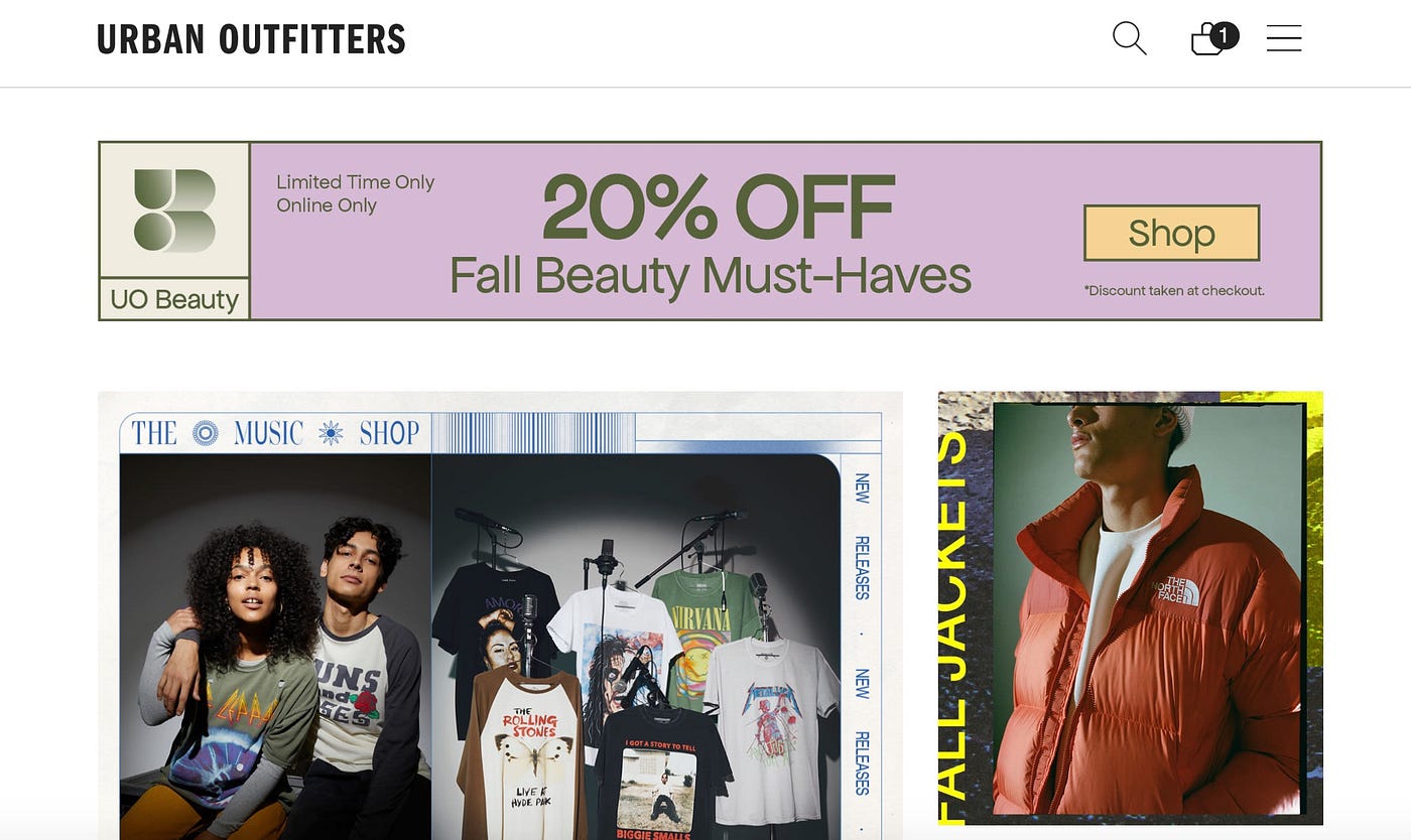 Urban Outfitters Catalog Cover