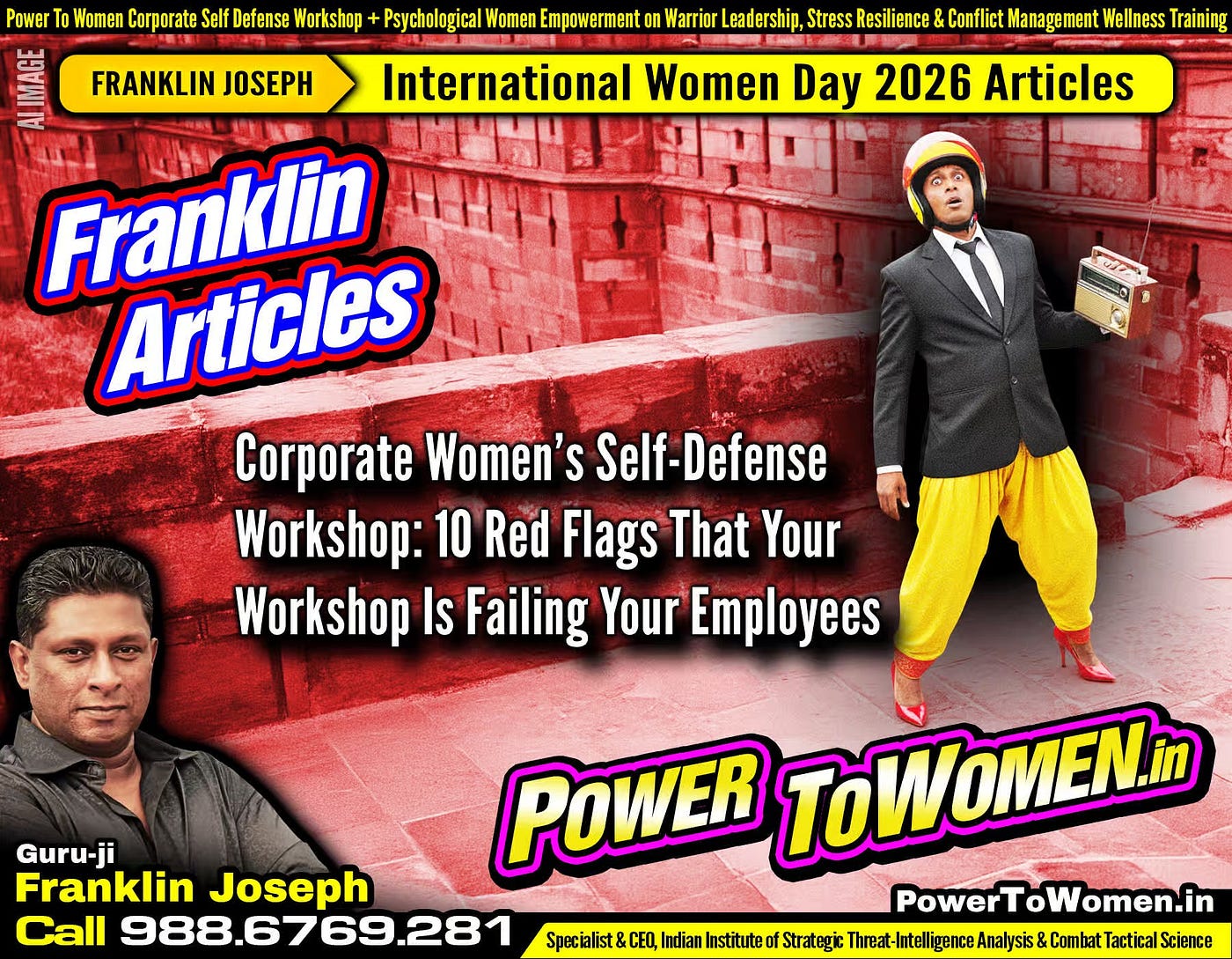 Franklin Joseph Article > Corporate Women’s Self-Defense Workshop ~ 10 Red Flags That Your Self…