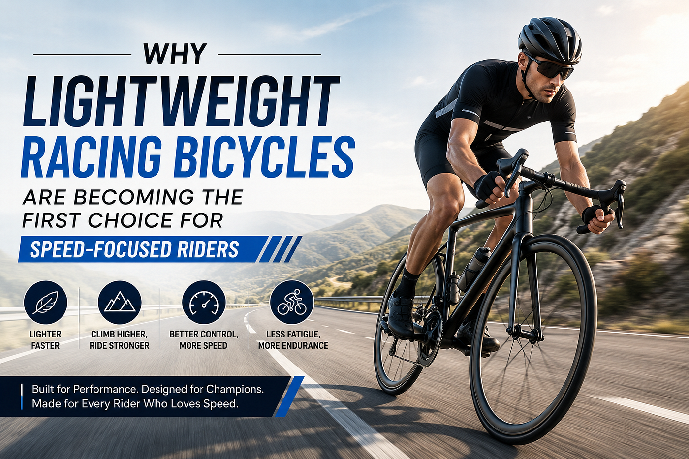 Lightweight Racing Bicycles Are Becoming the First Choice for Speed-Focused Riders
